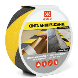 Cinta antideslizante amarilo negro KESTKAS